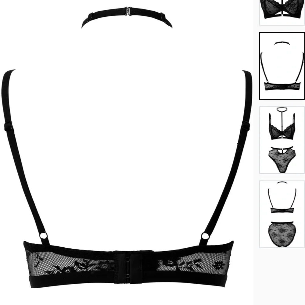 Sheer Evil bra halter choker Killstar XXL NWT gothic vampire - Picture 2 of 3